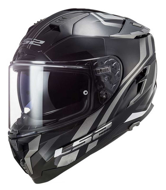 LS2 Helmets Challenger GT Propeller Full Face Motorcycle Helmet, Black/Titanium - Wisconsin Harley-Davidson