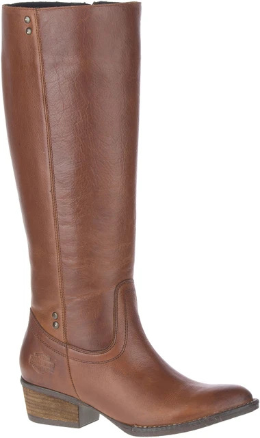 Harley-Davidson Women's Lorene 14.5-Inch Tan Western Fashion Boots, D84742 - Wisconsin Harley-Davidson