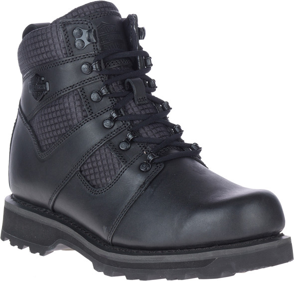 Harley-Davidson Men's Lensfield  5.5-Inch Black Motorcycle Boots, D93770 - Wisconsin Harley-Davidson