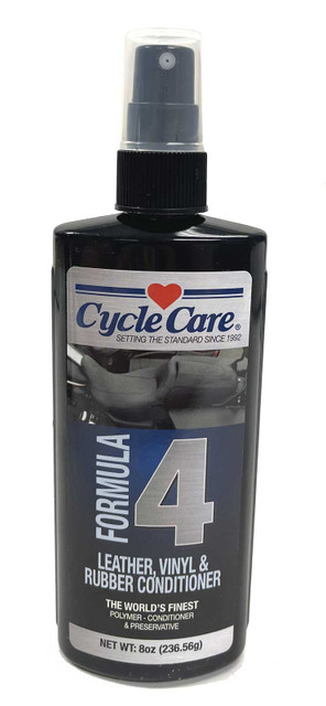 Cycle Care Formula 4 - Motorcycle & Automotive Leather, Vinyl & Rubber Conditioner Restore Spray Against UV Rays, Cracking, Water Repelling and Prolongs Life - 8 oz. - Wisconsin Harley-Davidson