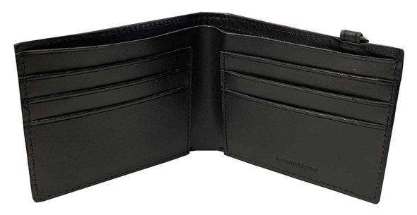 Harley-Davidson® Men's Traditional B&S Bi-Fold Genuine Leather