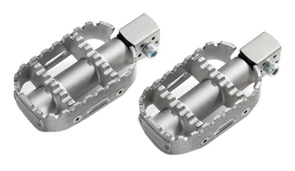 Harley-Davidson 80GRIT Passenger Footpegs, Multi-Fit Item - Raw Finish 50501395A - Wisconsin Harley-Davidson