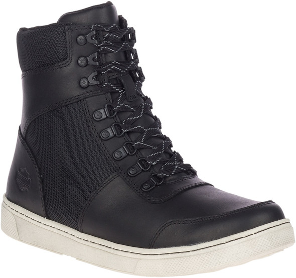Harley-Davidson Men's Dixson 5.5-Inch Black Motorcycle Riding Sneakers, D93418 - Wisconsin Harley-Davidson