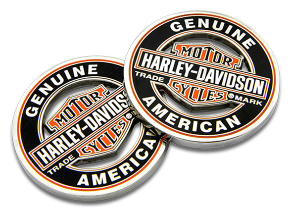 Harley-Davidson Trademark Cutout Bar & Shield Metal Challenge Coin, 1.75 in. - Wisconsin Harley-Davidson