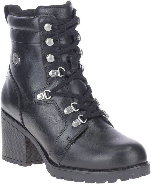 Harley-Davidson Women's Marinda 5-Inch Black Motorcycle Boots, D84760 - Wisconsin Harley-Davidson