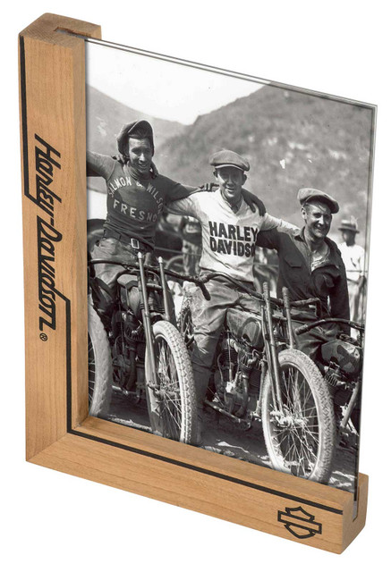 Harley-Davidson® Picture Frame, Chopped L-Shaped Wood, 2