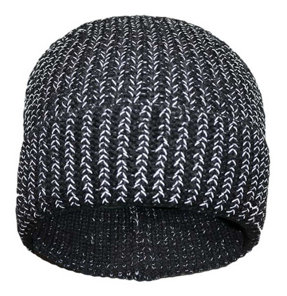 That's A Wrap Unisex Highly Reflective Woven Yarn Winter Knit Beanie - Black - Wisconsin Harley-Davidson