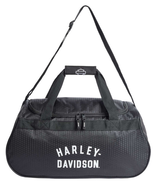 Harley-Davidson® Off-White #1 Logo Sports Duffel Bag w/ Shoulder