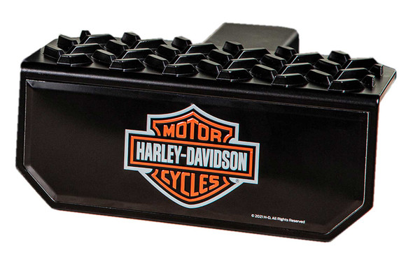 Harley-Davidson Anti-Slip Step Hitch Cover, Bar & Shield Logo Heavy-Duty Plug - Wisconsin Harley-Davidson