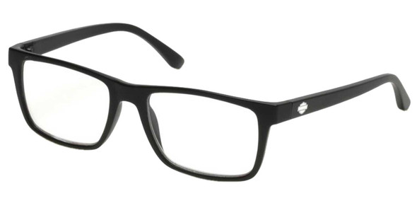 Harley-Davidson Plastic Rectangular Bar & Shield Logo Readers, Black- 2.00 Power - Wisconsin Harley-Davidson