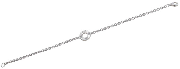 Harley-Davidson Women's Bar & Shield Logo Cirque Crystal Bracelet - Silver - Wisconsin Harley-Davidson