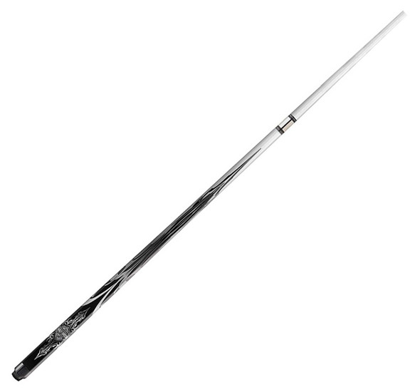 Harley-Davidson Embellished Tribal 2 Piece Silver Graphite Pool Cue - 21 oz. - Wisconsin Harley-Davidson