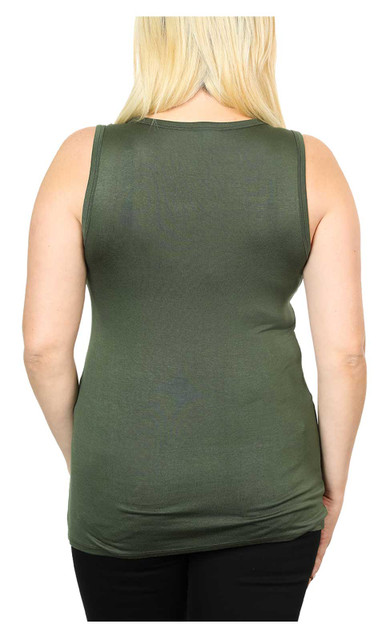 Harley-Davidson® Women's Embellished Notched Neck Sleeveless Tank Harley-Davidson® Women's Embellished Notched Neck Sleeveless Tank