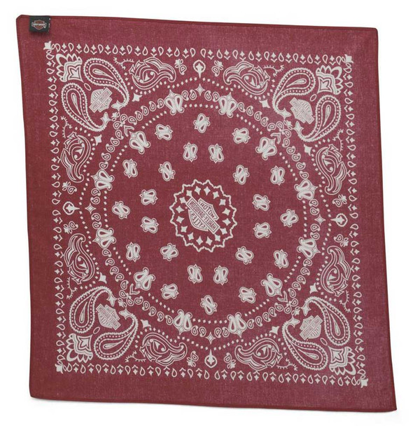 Harley-Davidson® American Heritage Paisley Bandana - Chili Pepper