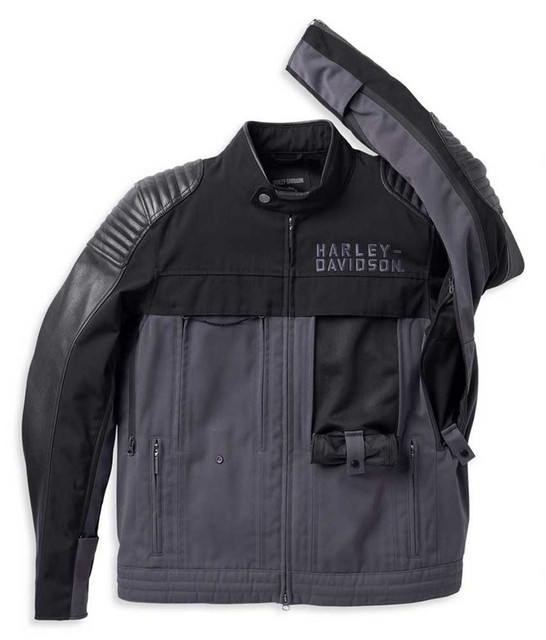 新品 Harley-Davidson 2WAY ライダースレザージャケット S ビクトリー・レーンIIレザージャケット -ハーレーダビッドソン公式