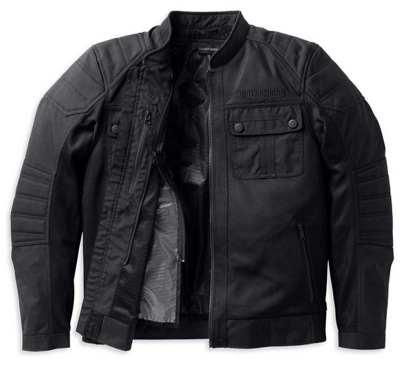 Harley-Davidson シングルライダース XL　98143-05VM Harley-Davidson® Men's Votary Colorblocked Leather Jacket, Black