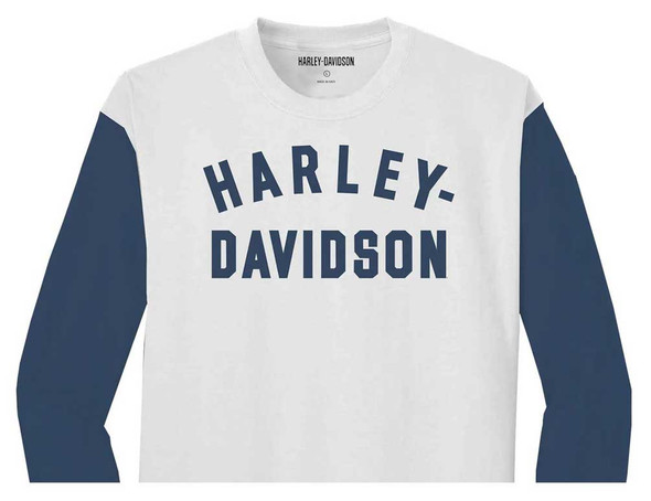 Harley-Davidson® Men's Staple H-D Colorblock Long Sleeve Tee