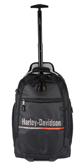 Harley-Davidson On Tour Charging Enabled Wheeling Backpack - Black Midnight - Wisconsin Harley-Davidson