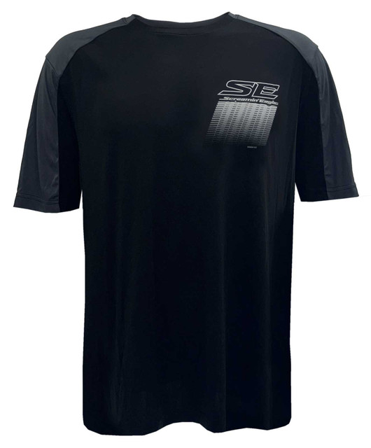 Harley-Davidson Men's Screamin' Eagle Stacked Colorblocked Performance Tee - Wisconsin Harley-Davidson