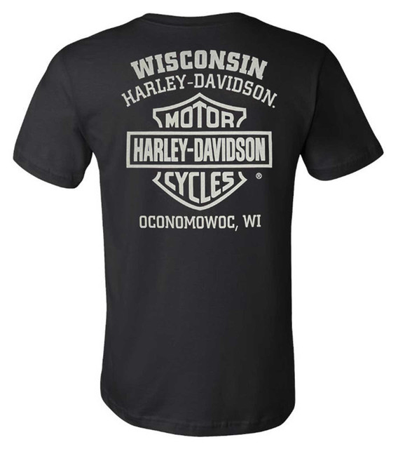 Harley-Davidson® Men's Halo Willie G Skull Crew-Neck Short Sleeve