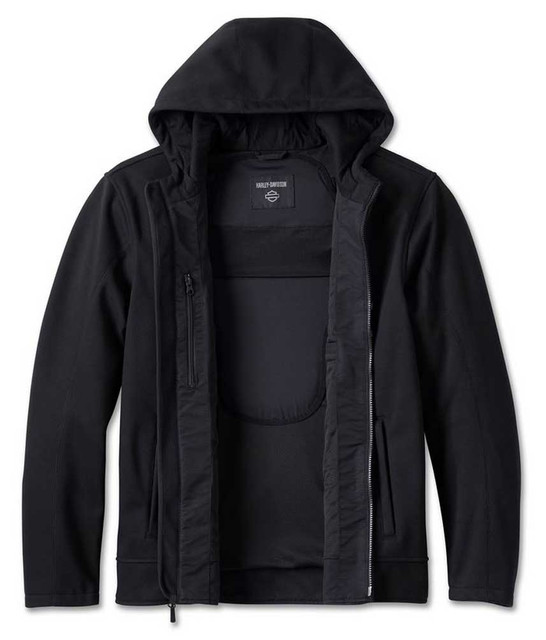 visvim motorcycle パーカー ブラック 2サイズ黒 VISVIM(ビズビム/ヴィズヴィム) サイドロゴタグコットンジップパーカー