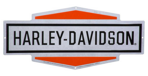 Harley-Davidson Embossed Tin Sign, H-D Tank Emblem Graphic, 12 x 15.75 inches - Wisconsin Harley-Davidson
