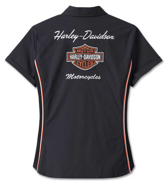 Harley-Davidson® Women's Inherent Button Front Short Sleeve