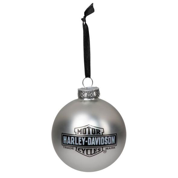 Harley-Davidson 2022 Trademark Bar & Shield Ball Holiday Christmas Tree Ornament - Wisconsin Harley-Davidson