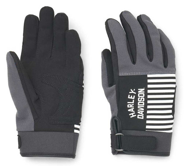 Harley-Davidson Women's Astor Mixed Media Full-Finger Gloves 97197-22VW - Wisconsin Harley-Davidson