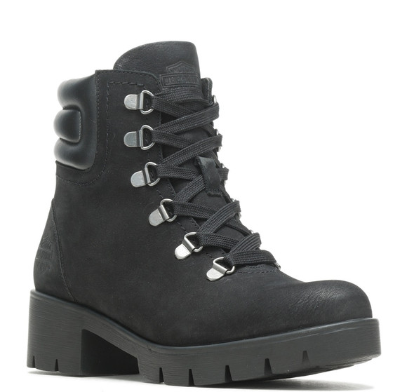 Harley-Davidson Women's Trawood Black or Brown 5.25-Inch Motorcycle Boots D84789 - Wisconsin Harley-Davidson