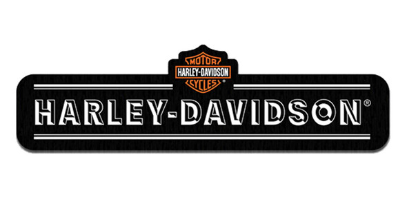 Harley-Davidson 8 in. Embroidered Dimensions H-D Emblem Sew-On Patch - Black - Wisconsin Harley-Davidson