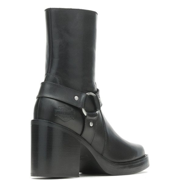 Harley-Davidson® Women's Zelta 7-Inch Zip-Up Black Motorcycle