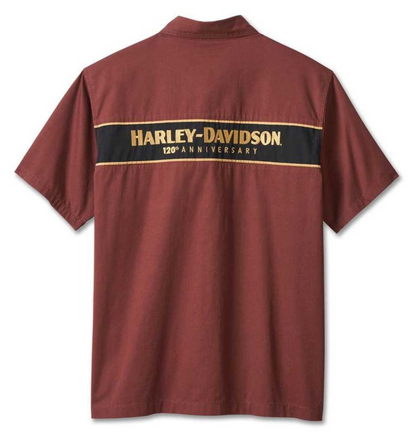 Harley-Davidson Racing Tシャツ SYＮ3 114 Harley-Davidson® Men's Racing B&S Colorblocked Long Sleeve