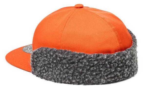 Harley-Davidson® Men's Midwest Sherpa Ear Flap Fitted Hat - Orange