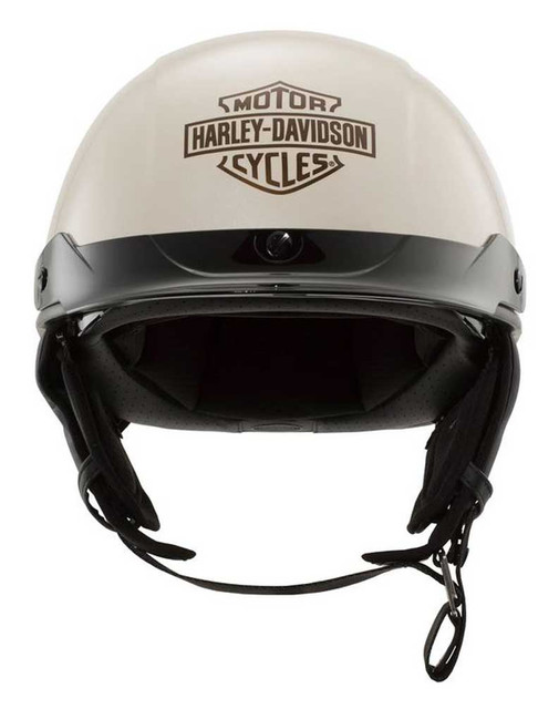 Harley-Davidson Unisex Busby Ultra-Light Sun Shield J03 Half Helmet 98121-23VX - Wisconsin Harley-Davidson