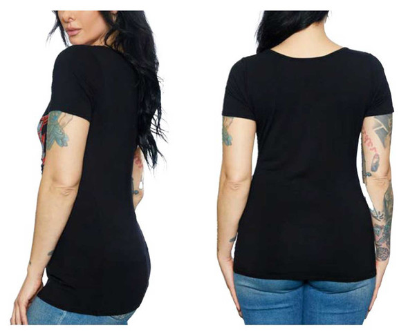 Harley-Davidson® Women's Embellished Me First Racing Short Sleeve