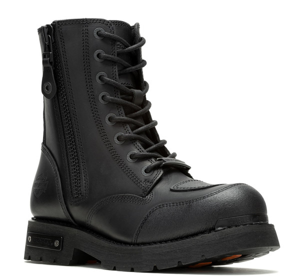 Harley-Davidson Men's 7.25-Inch Hadan Black Motorcycle Boots D96297 - Wisconsin Harley-Davidson