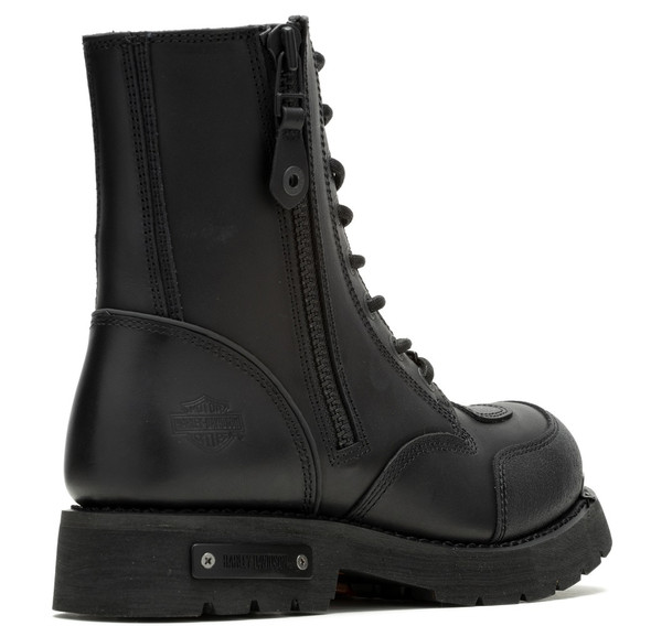 Harley Davidson Men’s size 11 1/2 Motorcycle Shoes Black 93097 Low Boots Toe Pad Harley-Davidson Men main image 2