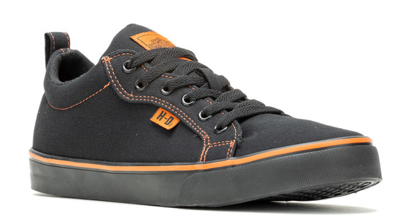 Harley-Davidson Men's Torland Black Vintage Style Sneakers D93897 - Wisconsin Harley-Davidson