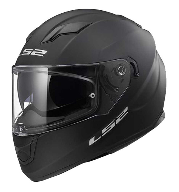 LS2 Helmets Full Face Street Stream Motorcycle Helmet, Solid Gloss Black 328-100 - Wisconsin Harley-Davidson