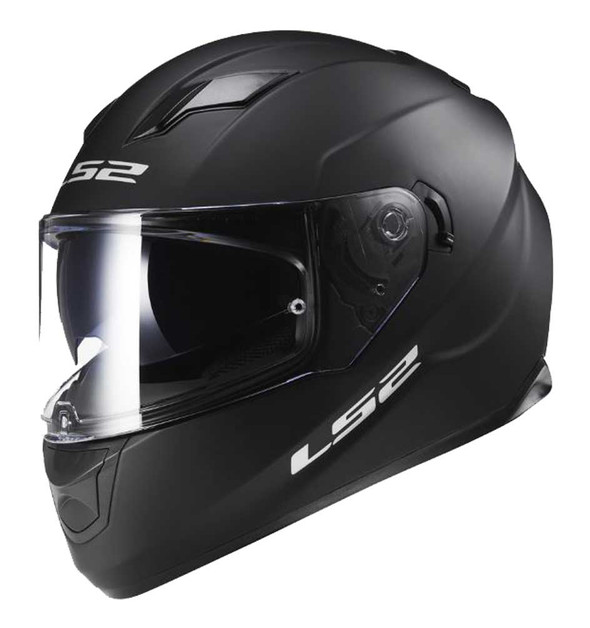 LS2 Helmets Full Face Street Stream Motorcycle Helmet, Solid Matte Black 328-101 - Wisconsin Harley-Davidson