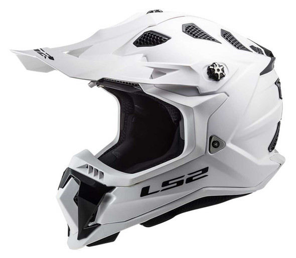 LS2 Helmets Subverter EVO Solid Full Face Motorcycle Helmet - Gloss White - Wisconsin Harley-Davidson