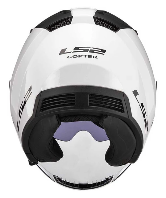 LS2 Helmets Copter Open Face Sun Shield Motorcycle Helmet - Solid 