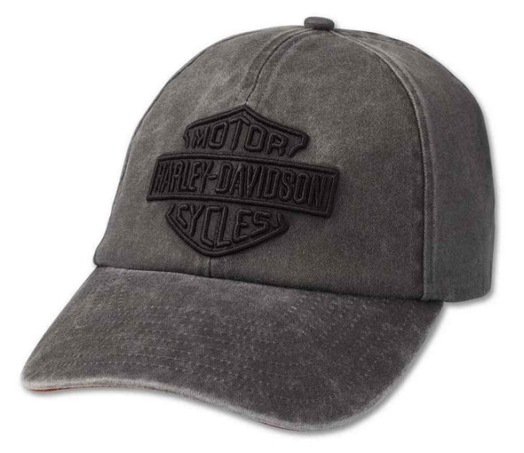 Harley-Davidson Men's Bar & Shield Fitted Baseball Cap - Black 97746-23VM - Wisconsin Harley-Davidson