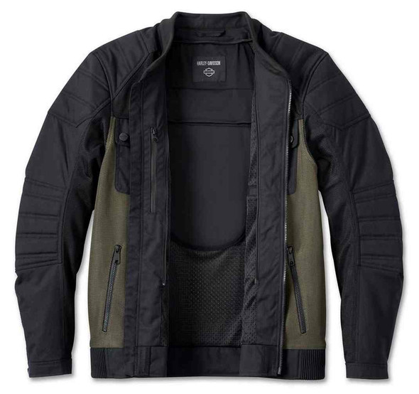 Harley-Davidson® Men's Zephyr Colorblocked Mesh Jacket w/Zip-Out