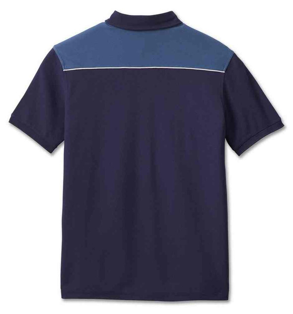 Harley-Davidson® Men's Bar & Shield Colorblocked Polo Shirt