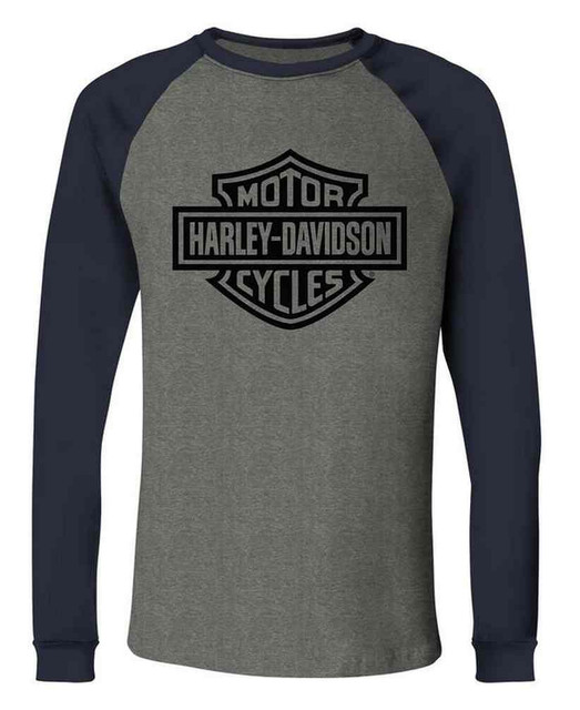 Harley-Davidson Men's Wounded Warrior Project Honor Raglan Tee - Gray 96597-23VM - Wisconsin Harley-Davidson