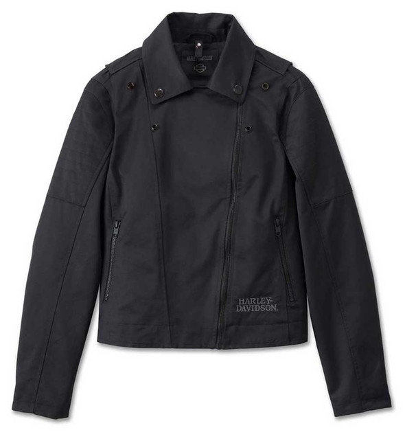 HARLEY-DAVIDSON レディース　ジャケット　アウター Harley Davidson コート アウター 120周年記念Dポケットバイカー