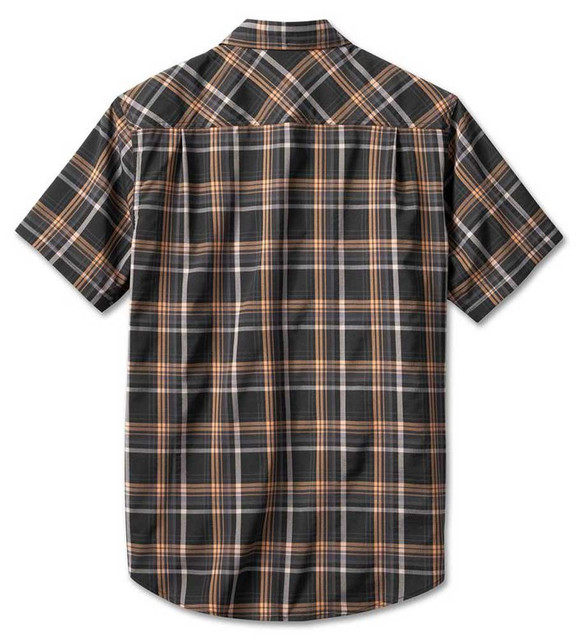 Harley-Davidson® Men's Bar & Shield Performance Plaid Shirt - Neutral  96621-23VM