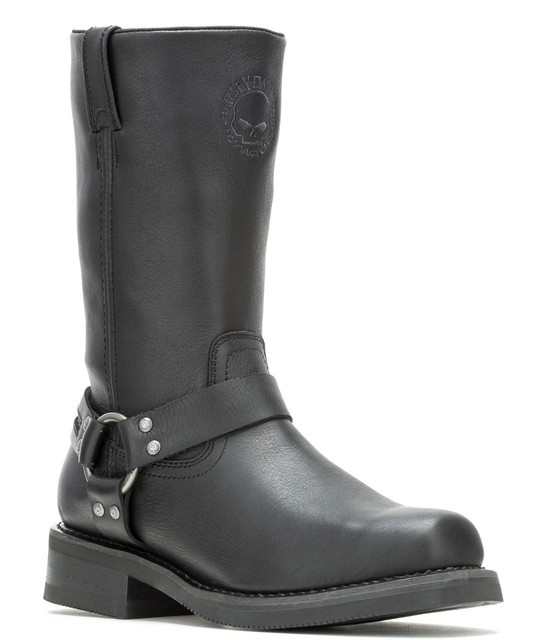 Harley-Davidson® Men's Hustin Skull Waterproof Motorcycle Boots, D96294 - Wisconsin Harley-Davidson